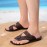Men'S Beach Sandals Comfortable Breathable Summer Flip-Flops - 11 Sizes Available for Stylish Outfits - Lightweight Faux Upper & Durable Sole for Casual Vacation, Poolside, and Outdoor Activities, Beach Shoes