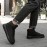 [Allseason Versatility] Men'S High-Top Casual Sneakers - Classic Solid Color, Lace-Up, EVA Sole, Fabric Lining, Stylish & Comfortable for Casual Attire, Allseason Shoes | Classic High Top | Laceup Sho