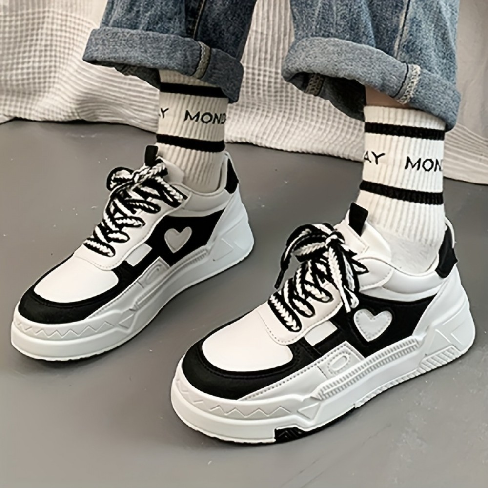 Stylish Women's All-Day Comfort Sports Shoes, Lightweight Casual Walking Sneakers for Trendsetters