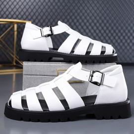 Men'S Summer Fashion Sandals - Lightweight, Non-Slip, Breathable, Durable, Quick-Dry Casual Shoes with Thick Sole for Outdoor Activities, Available in Two Colors, Casual Footwear | Stylish Sandals | Synthetic Cover Sandals